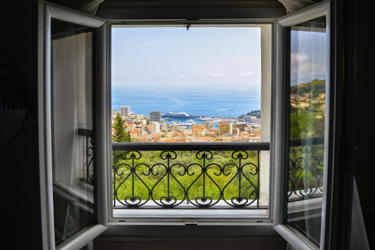 Le Mas D'Angeline, Vue Mer, Jardin Commun, Parking, Voiture Requise, 10 Min En Voiture De Monaco, Route Etroite, Pente Raide, Croisement Limite, Sea View, Shared Garden, Parking, Car Required, 10 Min Drive From Monaco, Narrow Steep Road, Limited Pass Beausoleil Eksteriør billede