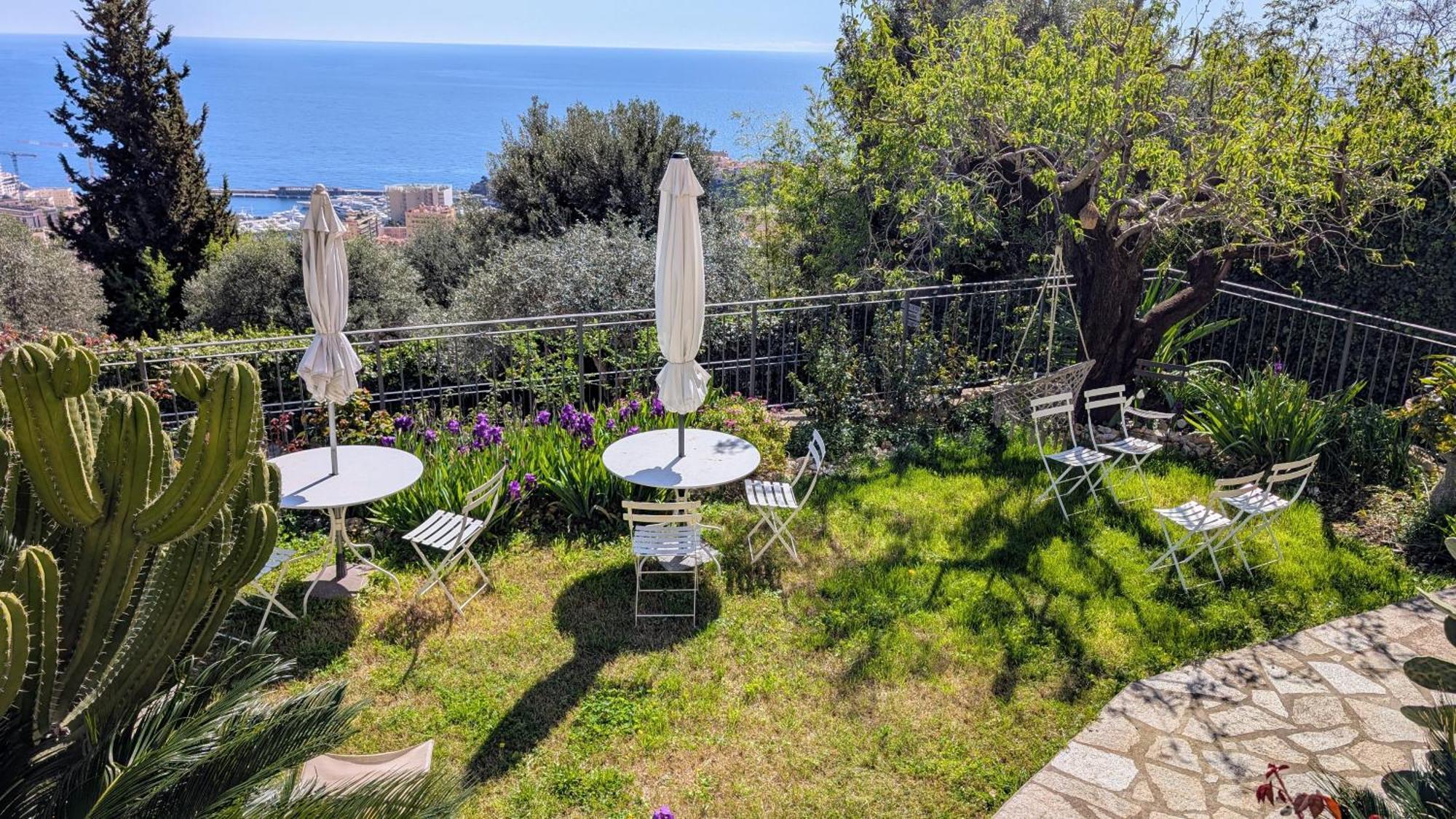 Le Mas D'Angeline, Vue Mer, Jardin Commun, Parking, Voiture Requise, 10 Min En Voiture De Monaco, Route Etroite, Pente Raide, Croisement Limite, Sea View, Shared Garden, Parking, Car Required, 10 Min Drive From Monaco, Narrow Steep Road, Limited Pass Beausoleil Eksteriør billede